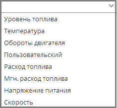 Измерительные датчики Тип датчика
