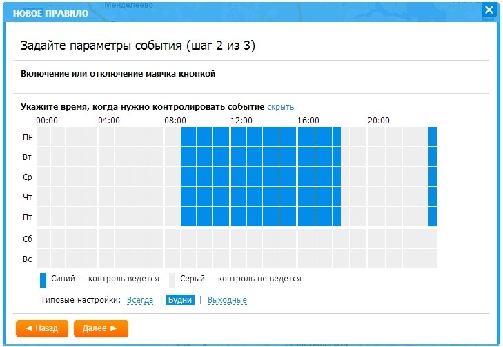 Информирование о выключении GPS-трекера SPT-10