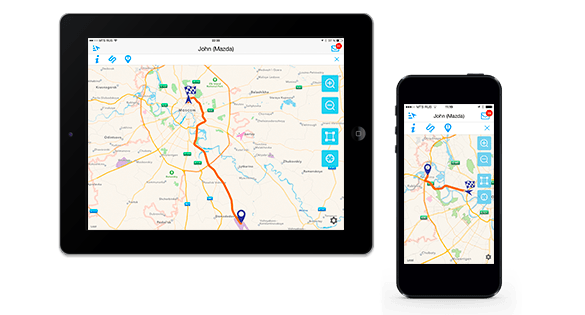 NAVIXY Монитор: GPS-наблюдение с iPhone и iPad