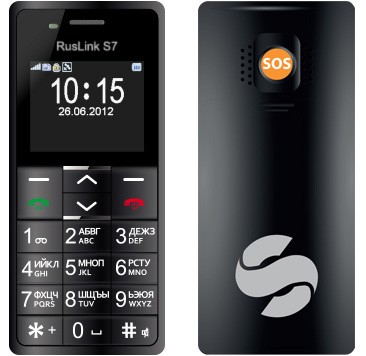Телефон с функцией GPS маяка - RusLink S7