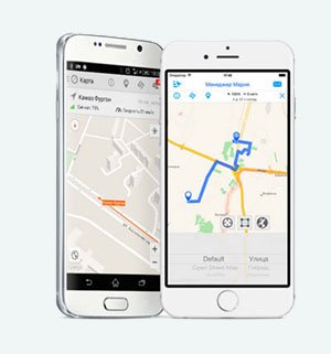 Слежение за автомобилем с GPS Мобильные приложения