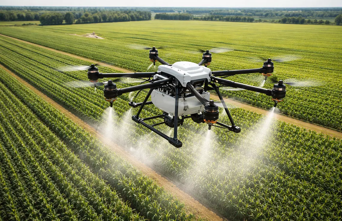 Маршруты сельскохозяйственных дронов