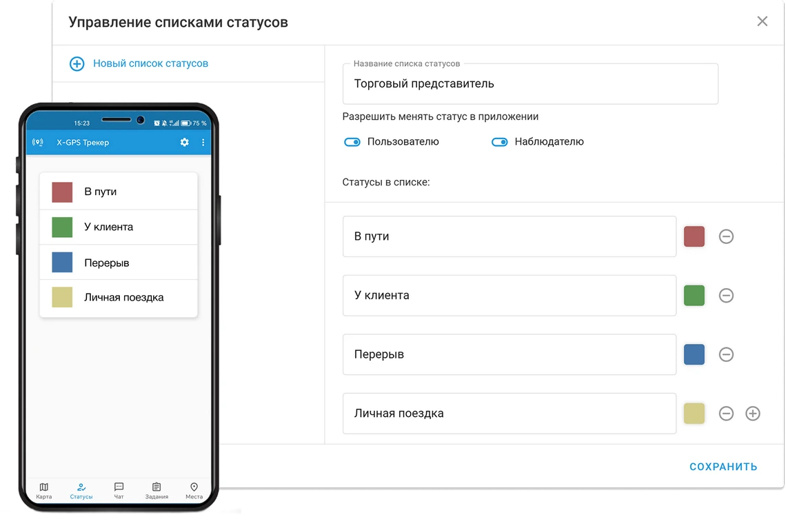 Контроль занятости